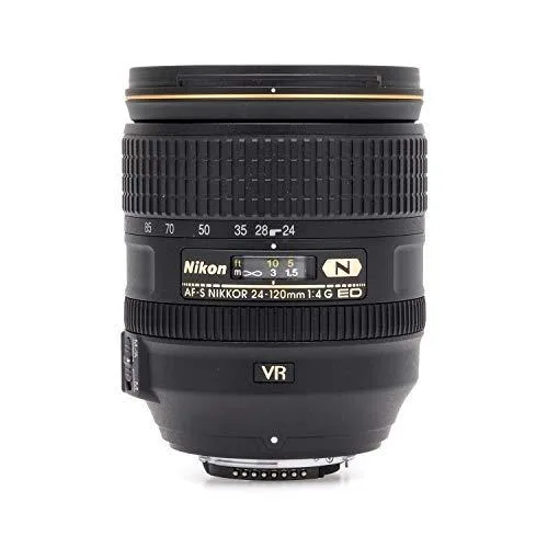 Nikon International Nikon AF-S FX NIKKOR 24-120mm f/4G ED VR camera lens — product photo