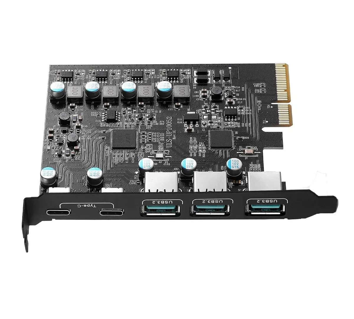 ESTONE ESTONE PCIE23A2C3.2 PCIe USB 3.2 5-Port Card (2C/3A) — product photo