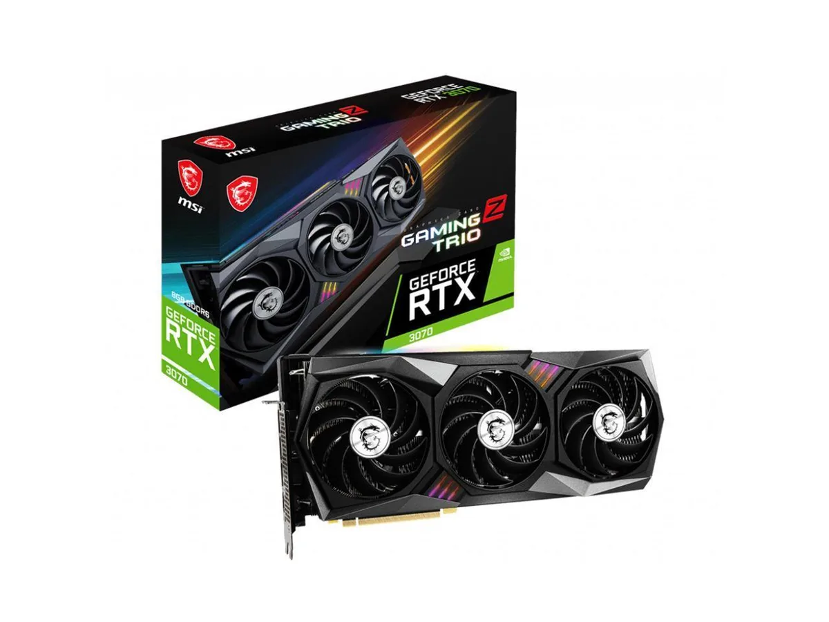 MSI MSI GeForce RTX 3070 Gaming Z Trio 8G LHR graphics card — product photo