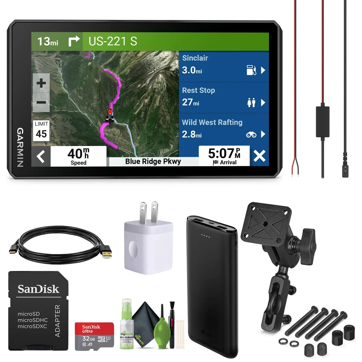 Garmin Garmin Zumo XT2 All-Terrain Motorcycle Navigator 6" Ultrabright Bundle — product photo