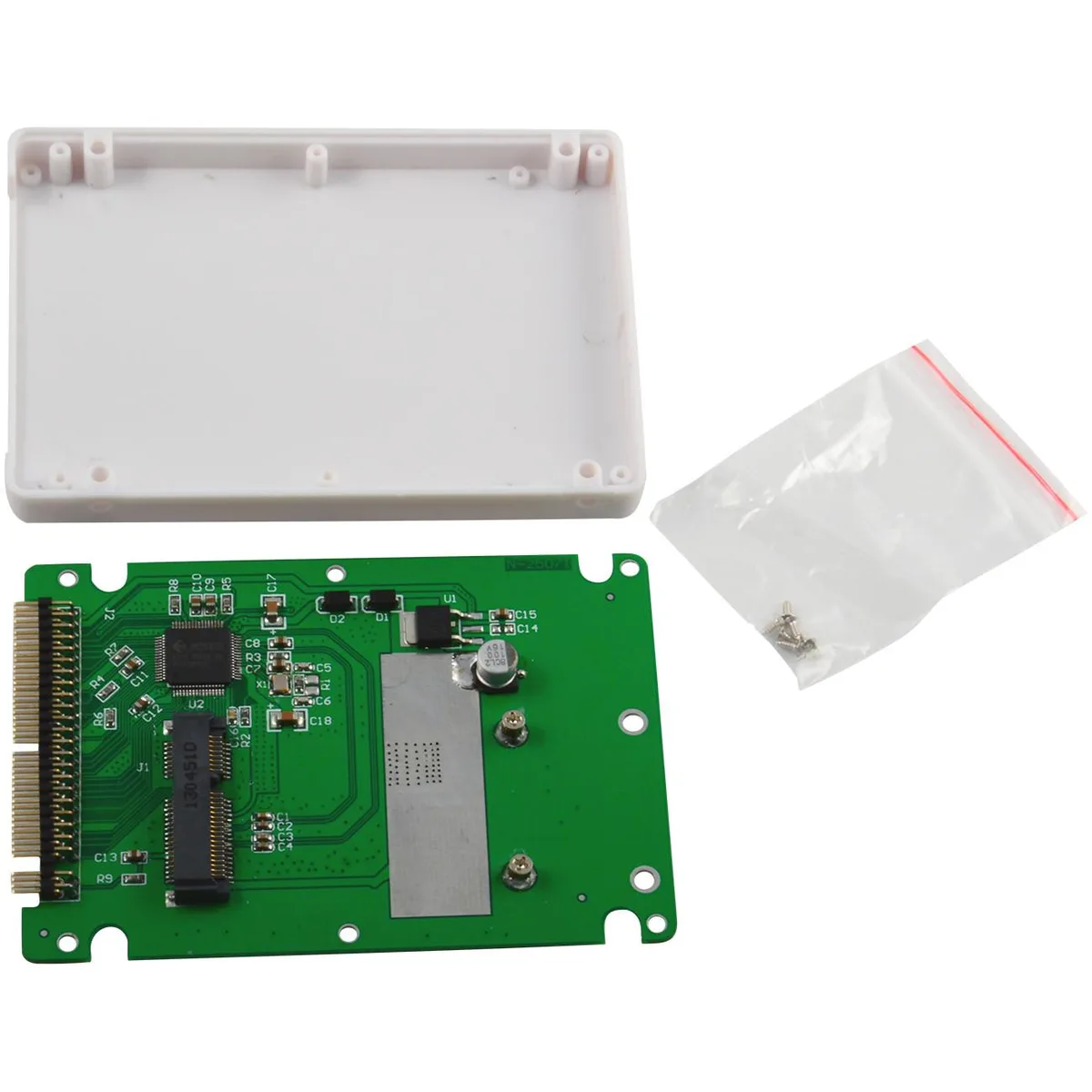JacobsParts Inc. JacobsParts EM25-C mSATA to 2.5" PATA IDE Enclosure 9.5mm White — product photo