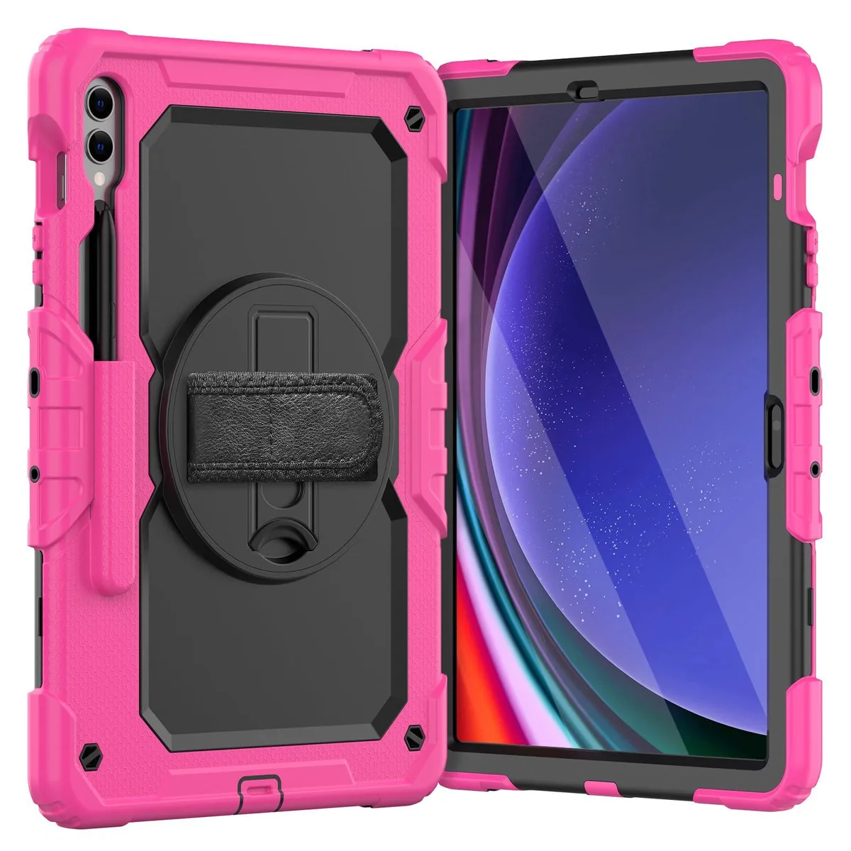 Timoom Timoom Heavy Duty Case for Samsung Galaxy Tab S10+ S9 FE+ S9+ 12.4" Rose — product photo