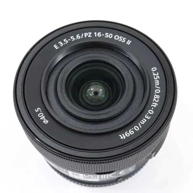 Sony Sony E PZ 16-50mm f/3.5-5.6 OSS II camera lens — product photo
