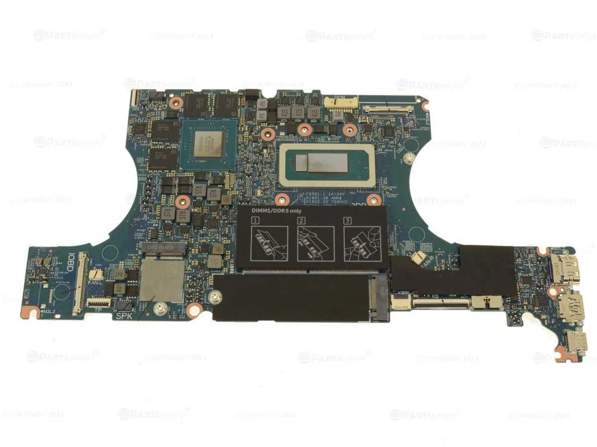 DELL DELL 4D4P8 Motherboard i5-12500H RTX 3050 7620 — product photo