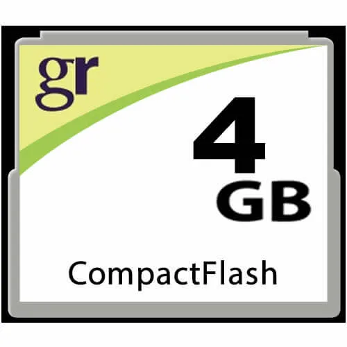 Gigaram Gigaram CompactFlash Card 4GB 50p Commercial Grade — product photo