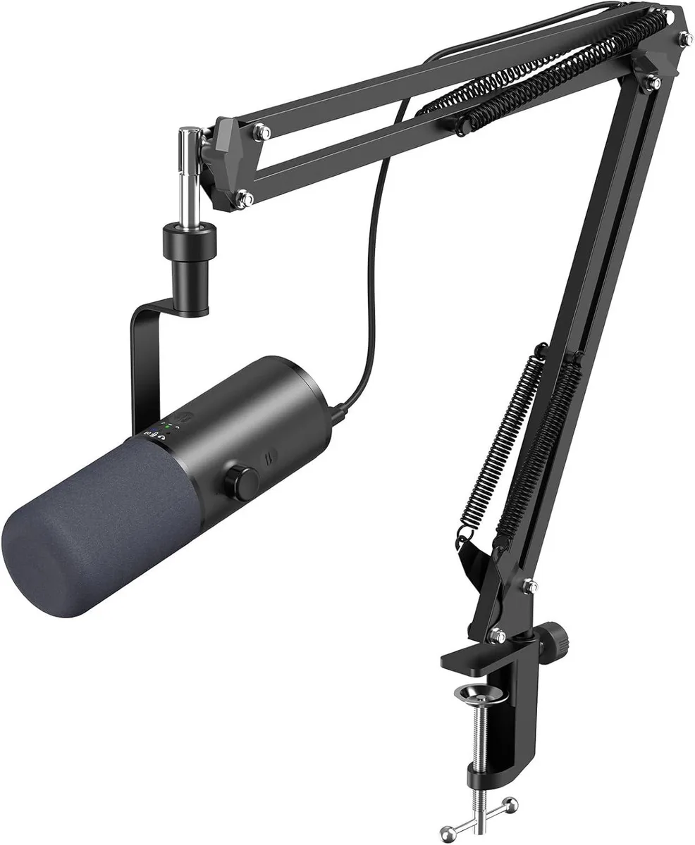  TONOR TD510+ Dynamic Podcast Microphone USB XLR Black — product photo