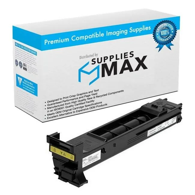 SuppliesMax SuppliesMax Yellow Toner Cartridge A0DK233 8000 Pages — product photo