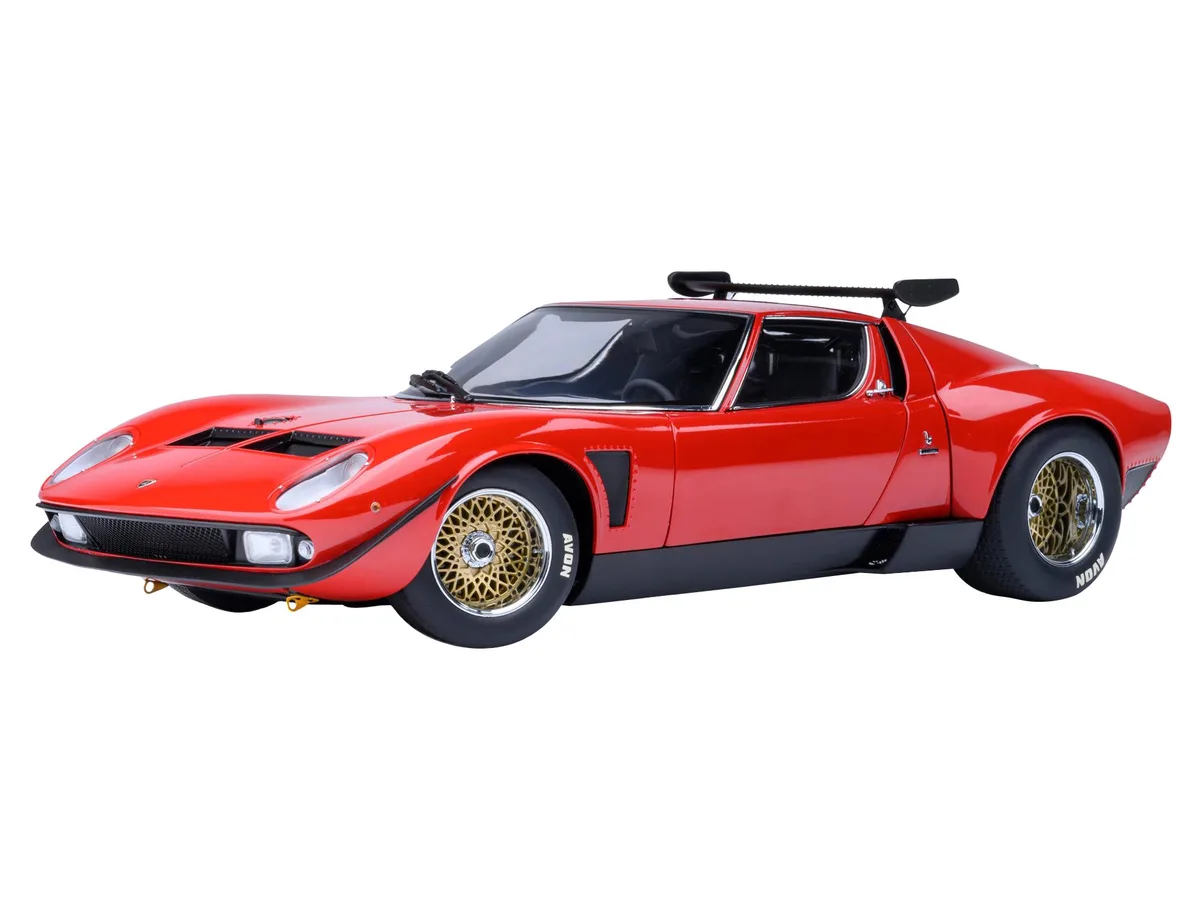 Autoart Autoart Lamborghini Miura SVR Jota Red 1/18 hobby collectible — product photo