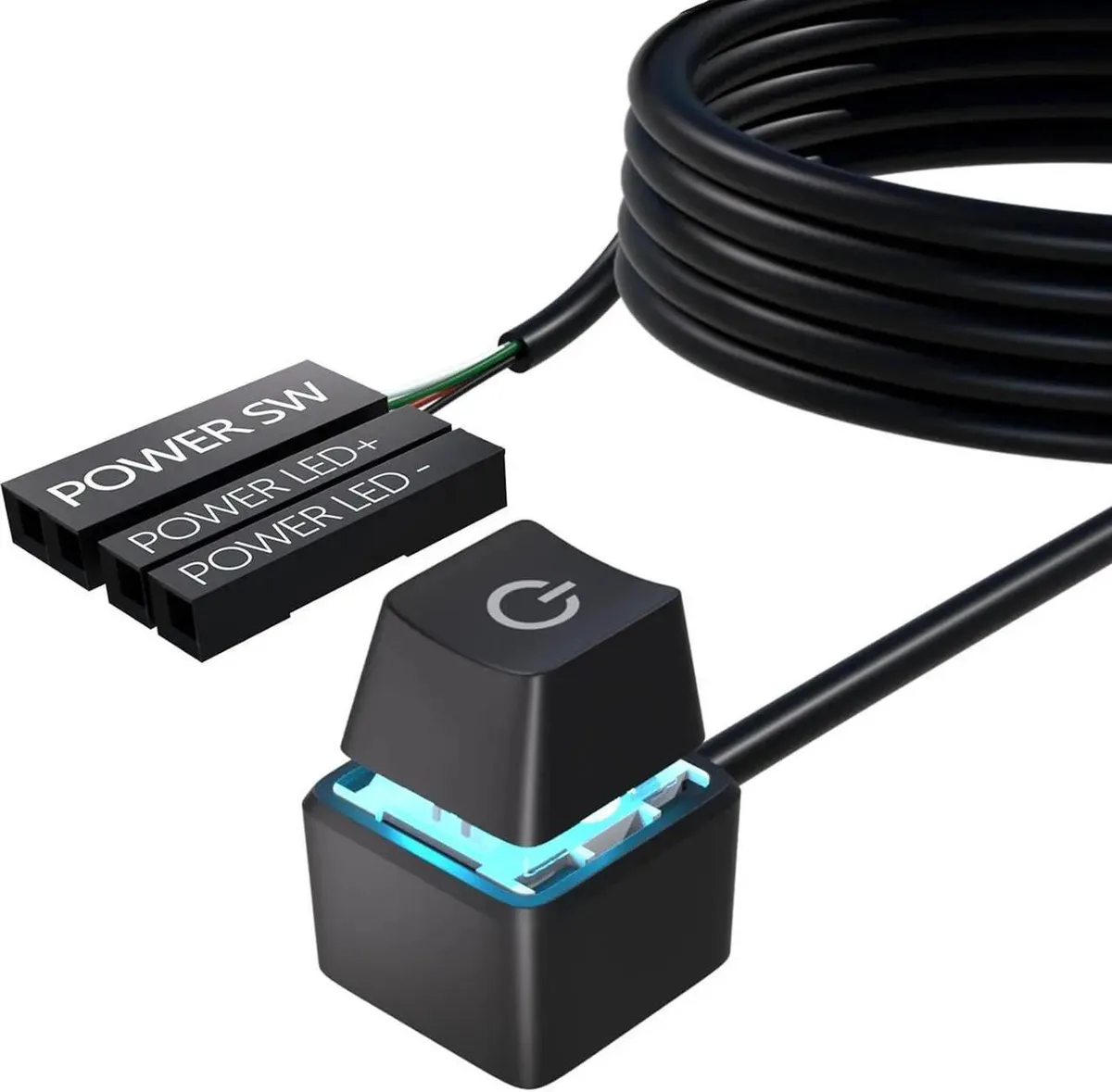 Vszerda Vszerda External PC Power Button 65 inch ATX Switch Cable — product photo