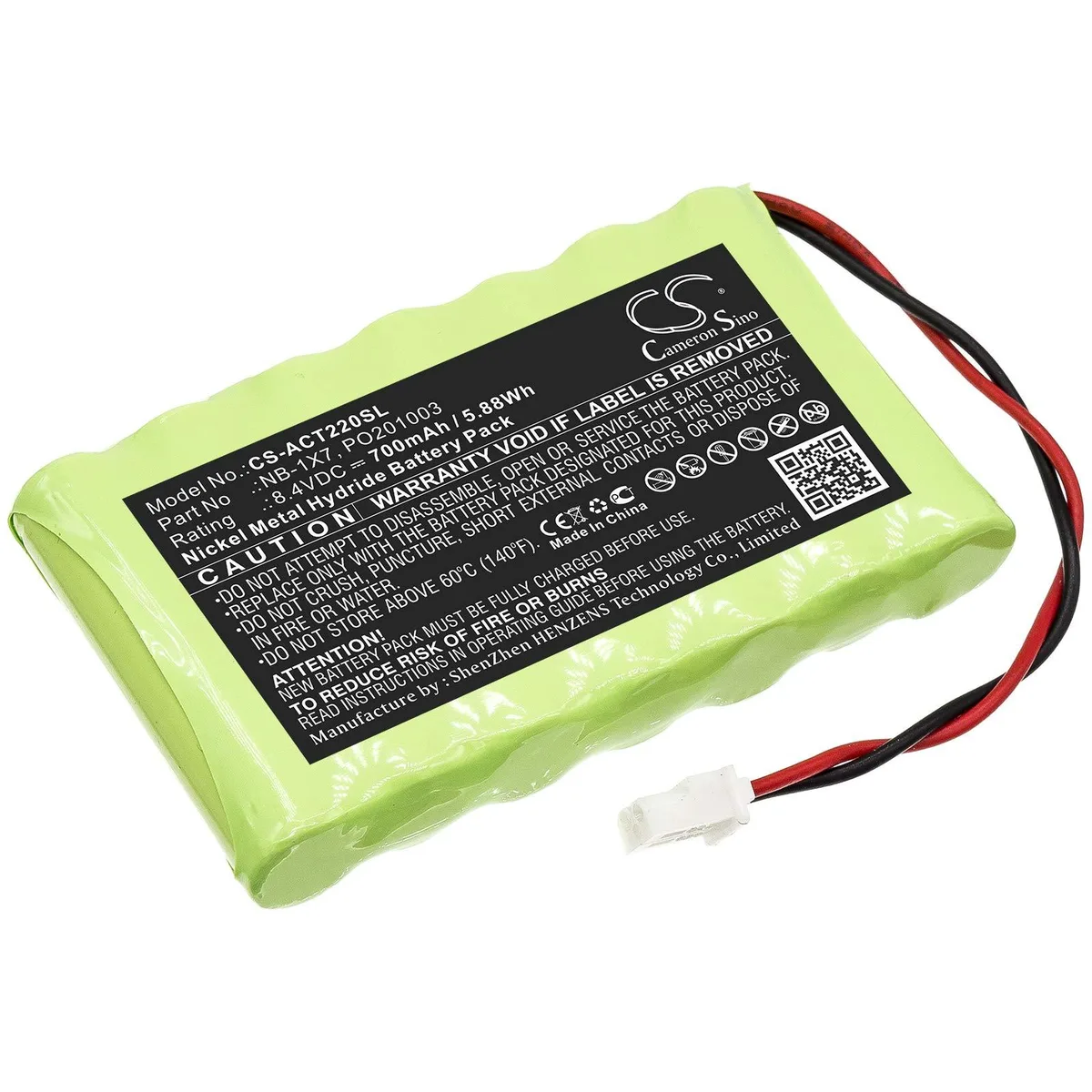 Cameron Sino Battery for Acutrac 22 Pro, Digisat Pro, MKII 700mAh 8.4V — product photo