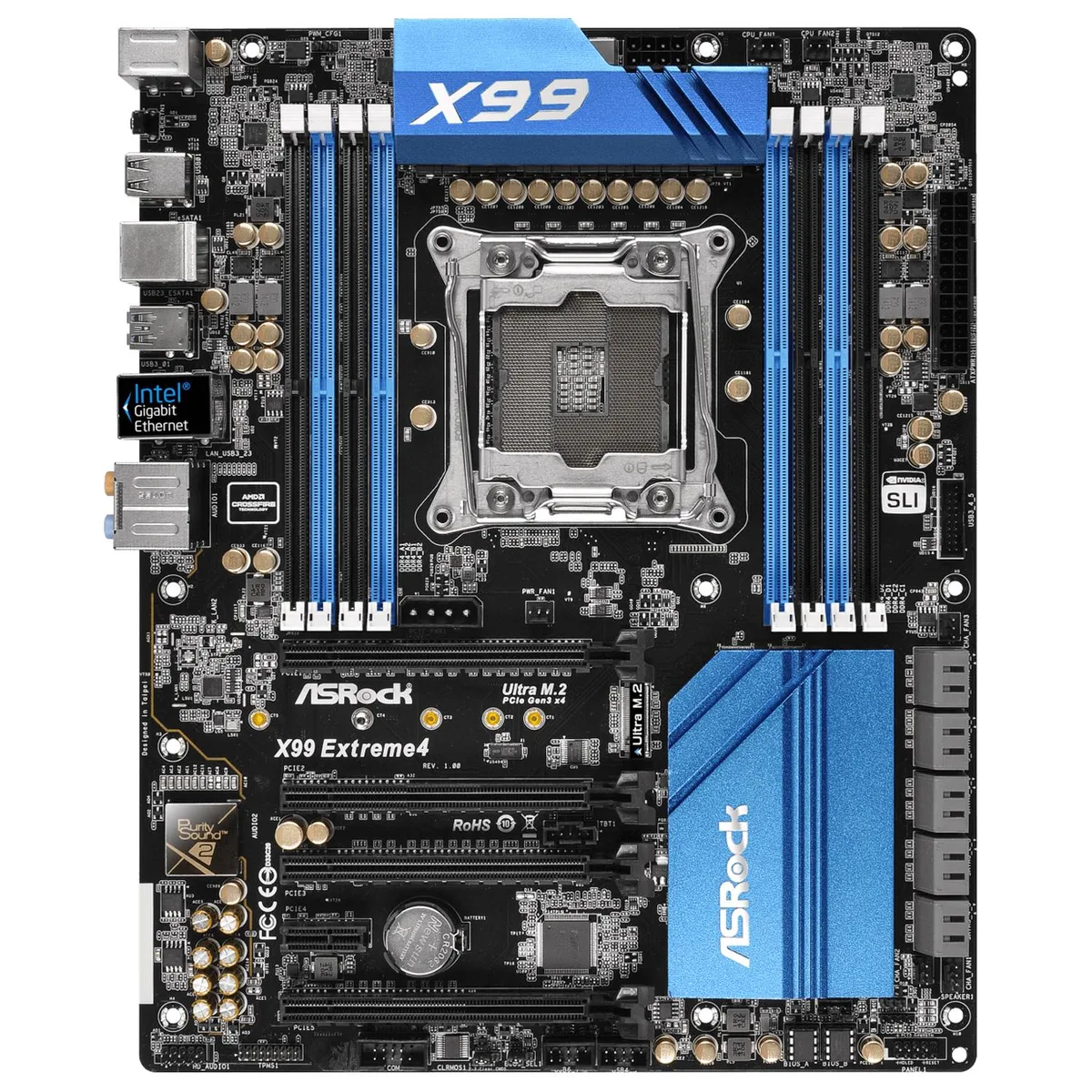 ASRock ASRock X99 Extreme4 Intel motherboard LGA 2011-3 — product photo