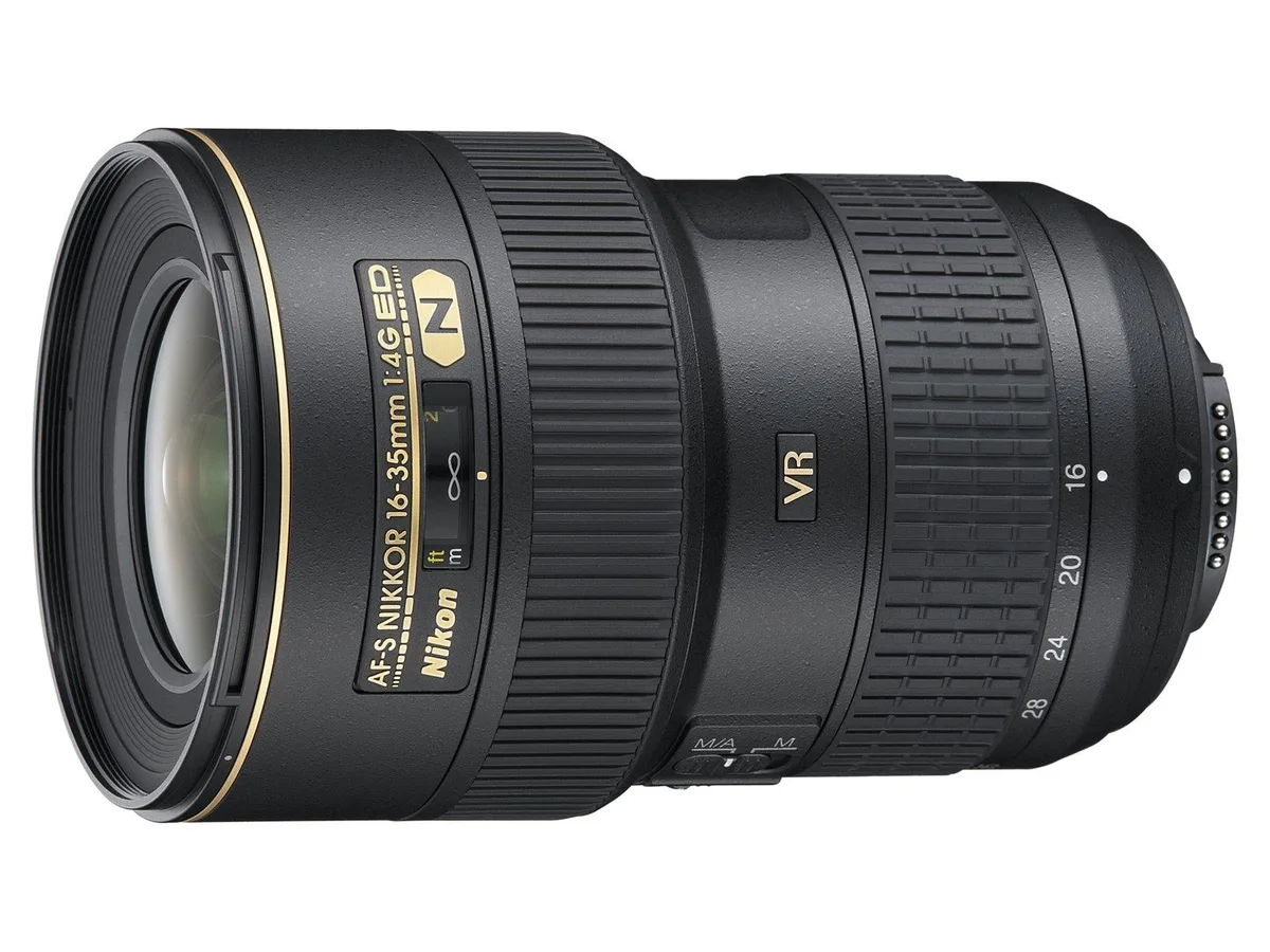 Nikon Inc Nikon 16-35mm F4G ED AF-S VR NIKKOR camera lens — product photo