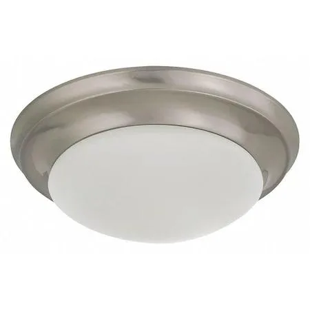 NuVo NuVo 60-3271 12 in Flush Mount Frosted White Glass — product photo