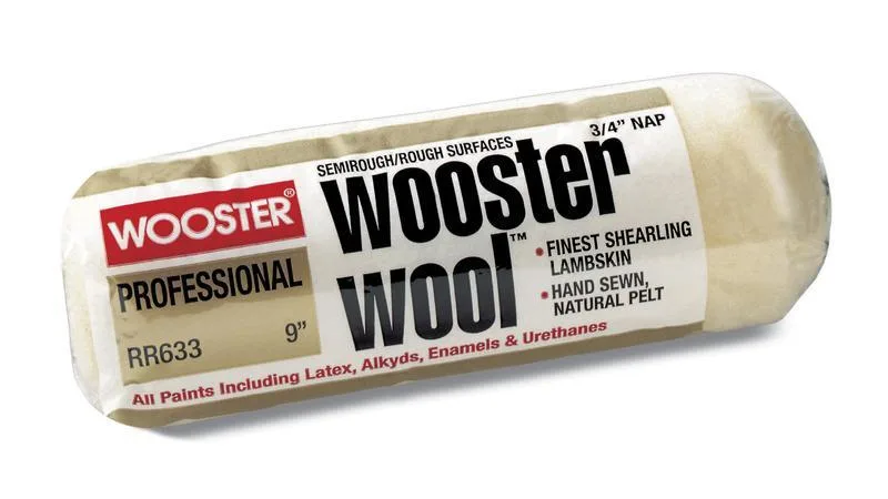 Wooster Brush Company Wooster Brush Company RR633-9 9" Paint Roller Cover, 3/4" Nap, Shearling — product photo