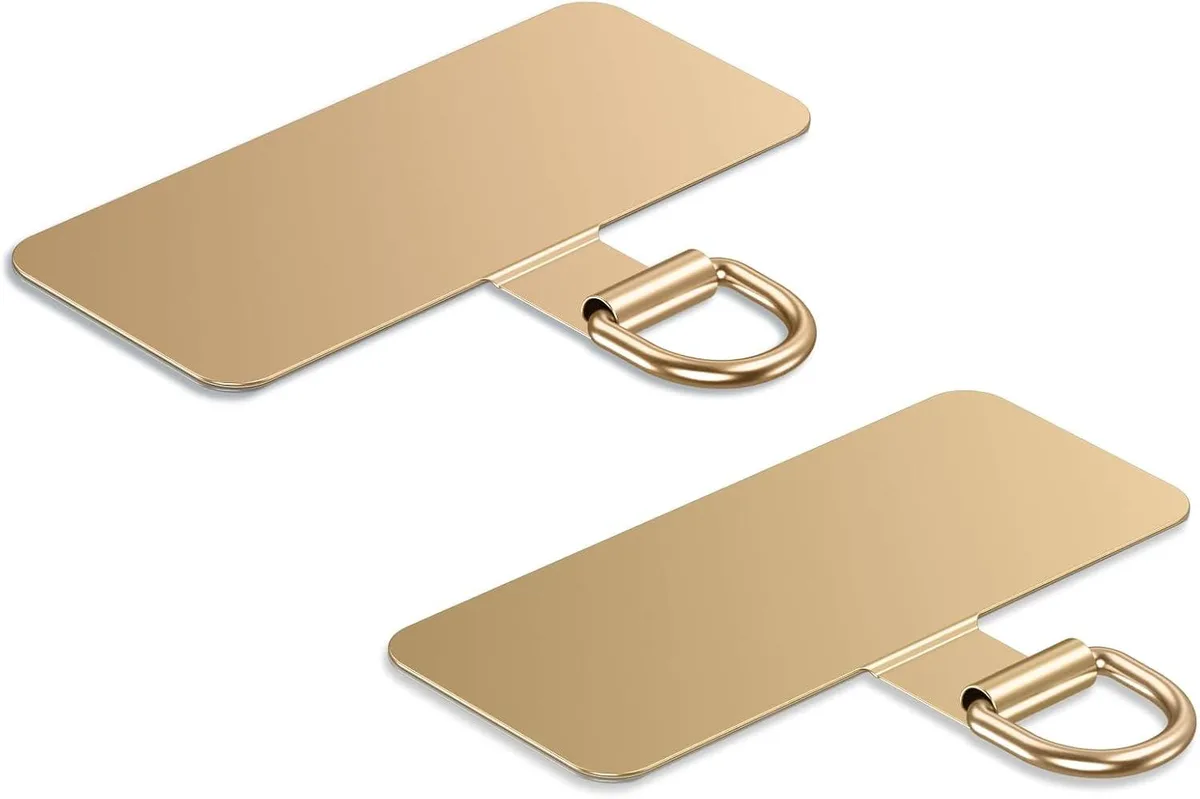 MCHOSE MCHOSE Phone Lanyard Tab Heavy Duty Champagne Gold 2 Pack — product photo
