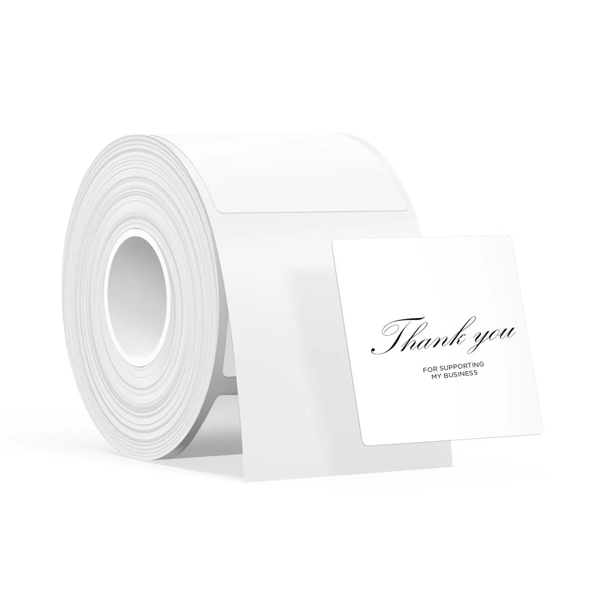  SUPVAN T53120E Label Tape 40mm × 40mm 180 Labels White — product photo