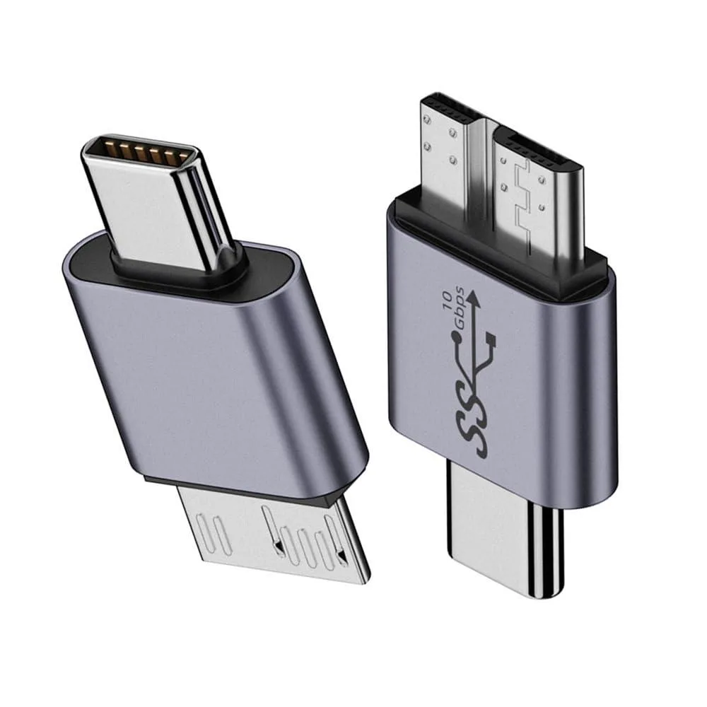 Fervit Fervit USB-C 3.1 Male to Micro USB 3.0 Male Data Adapter 10Gbps — product photo