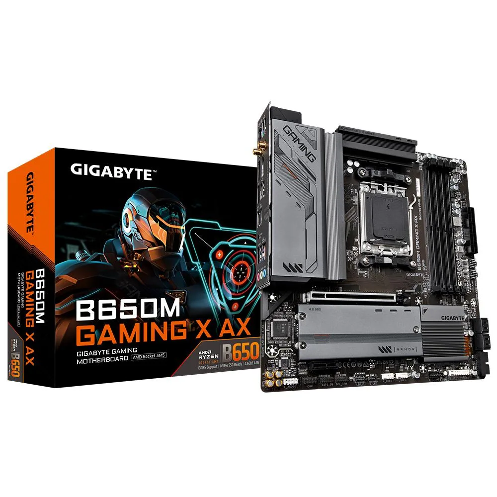 GIGABYTE GIGABYTE B650M GAMING X AX AMD motherboard — product photo