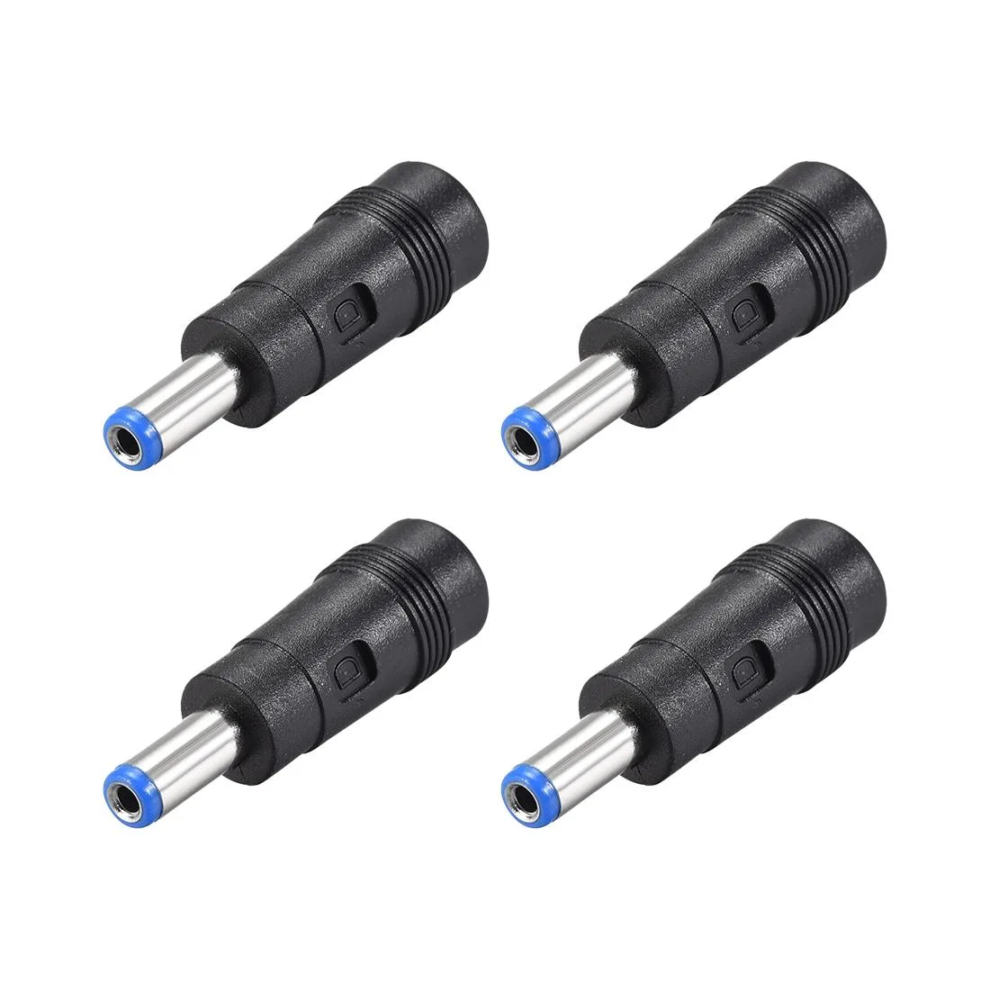 Unique-Bargains Unique-Bargains DC Power Adapter 5.5mm x 2.1mm Male to 5.5mm x 2.5mm Female Blue 4pcs — product photo
