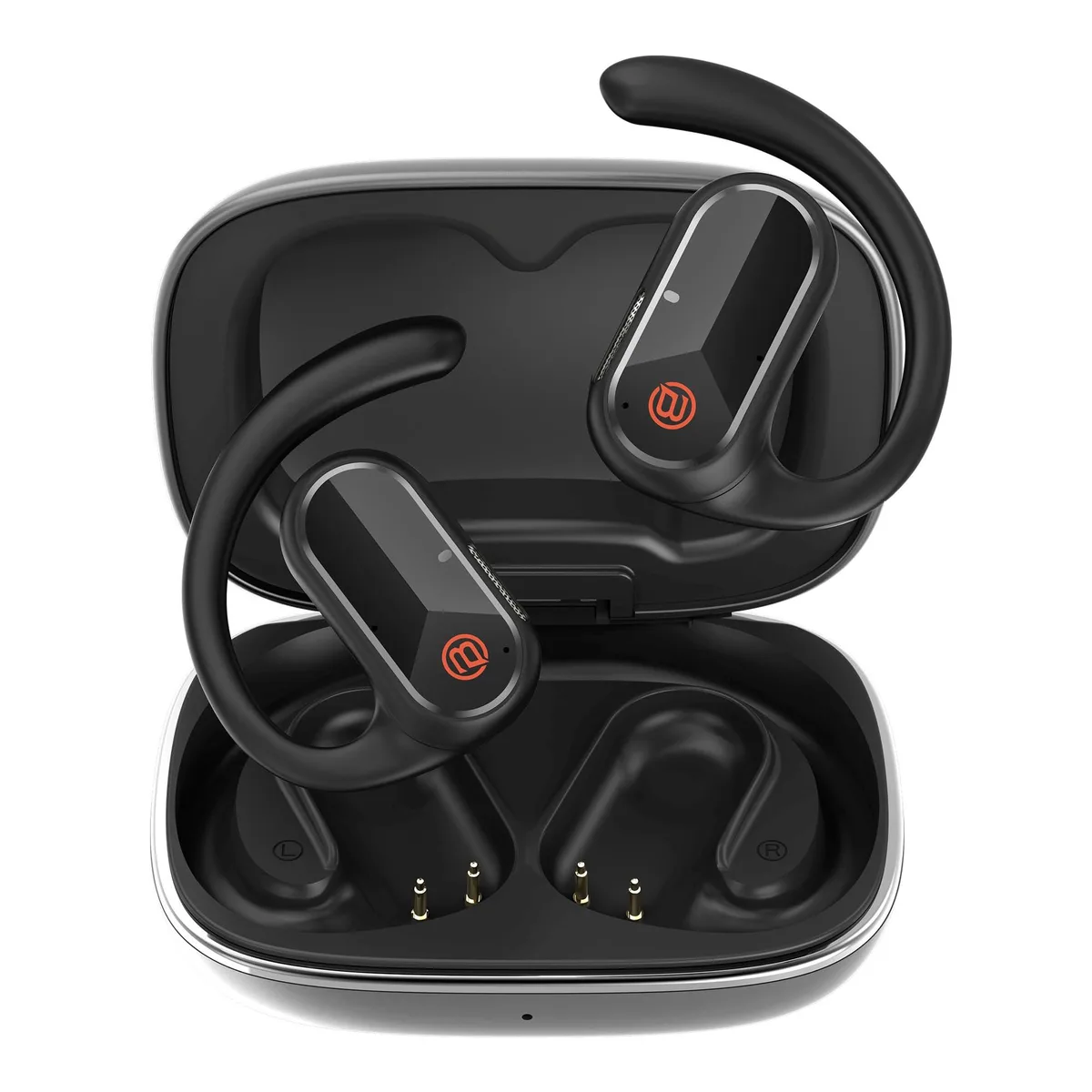 BUGANI OWS-B11-Black Open Ear Headphones Bluetooth 5.4 50h 33ft 1.2oz — product photo