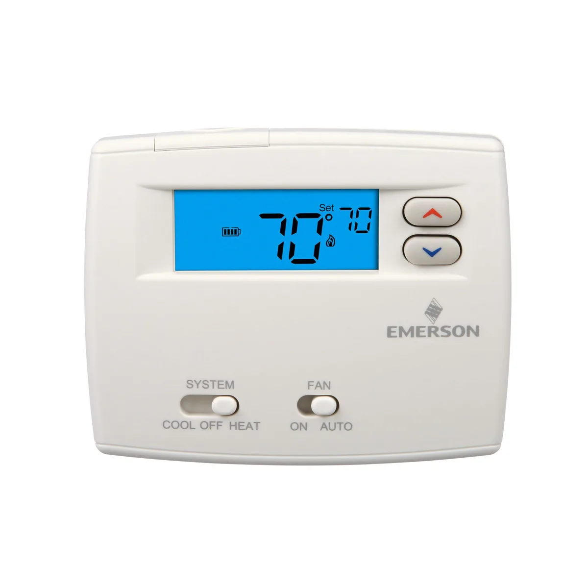 Emerson 1F86-0244 Non-Programmable HVAC Control 1H/1C Blue — product photo