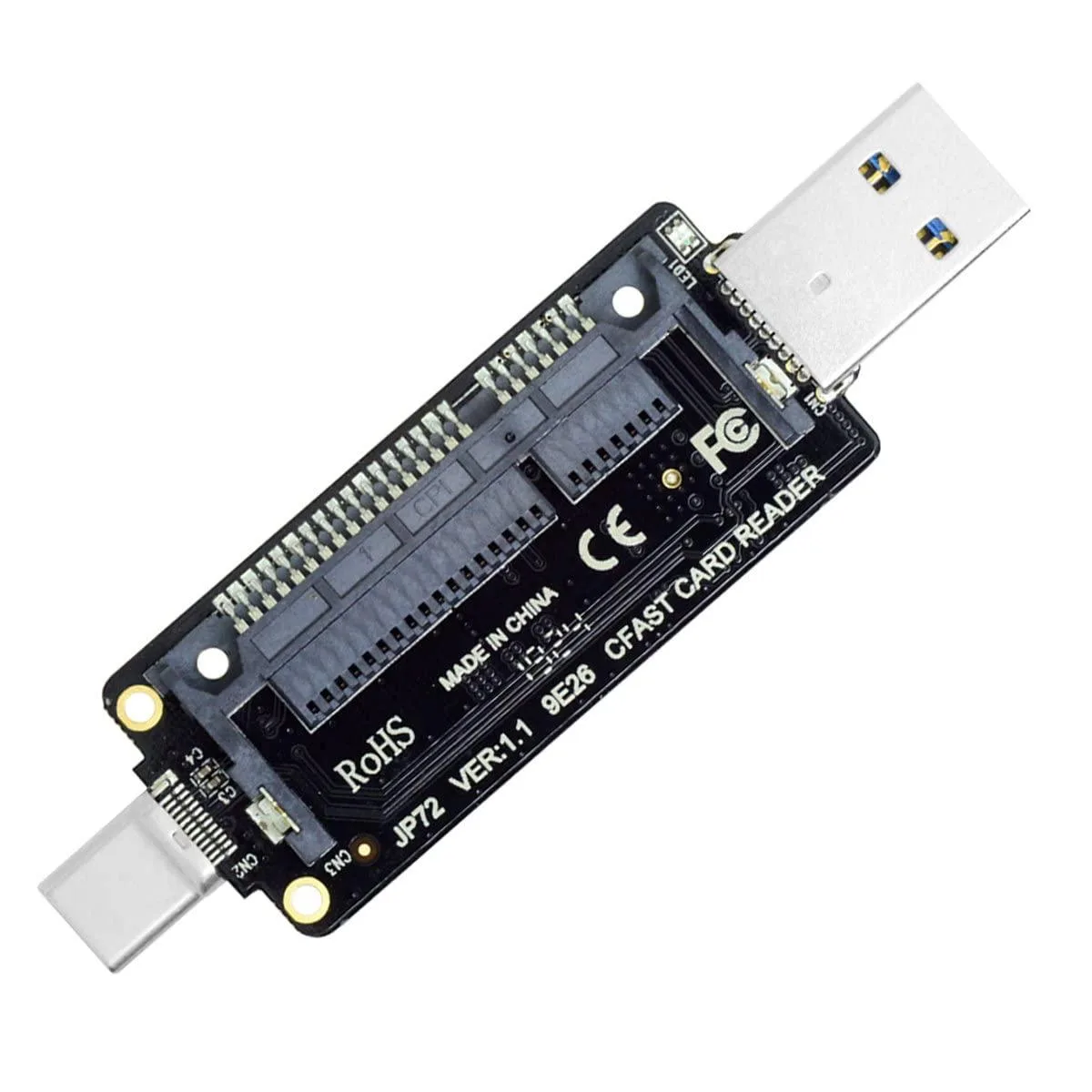 Fervit Fervit USB-C to CFast 2.0 Adapter PCBA VL716 10Gbps — product photo