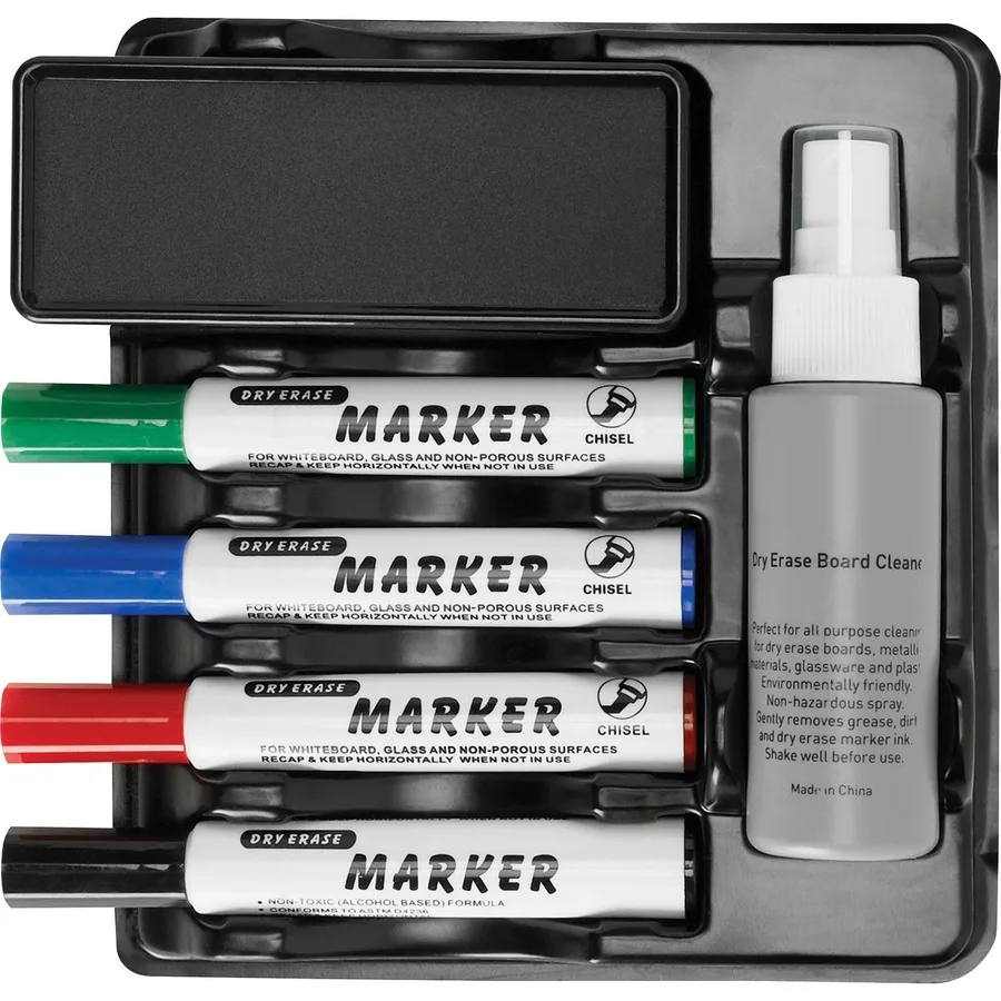 Lorell Lorell LLR75628 Marker Eraser Caddy Kit Black — product photo