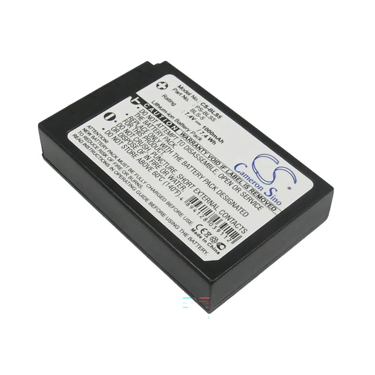Cameron &amp; Co Cameron &amp; Co DS-CS-BLS5 7.4V 1000mAh camera battery — product photo