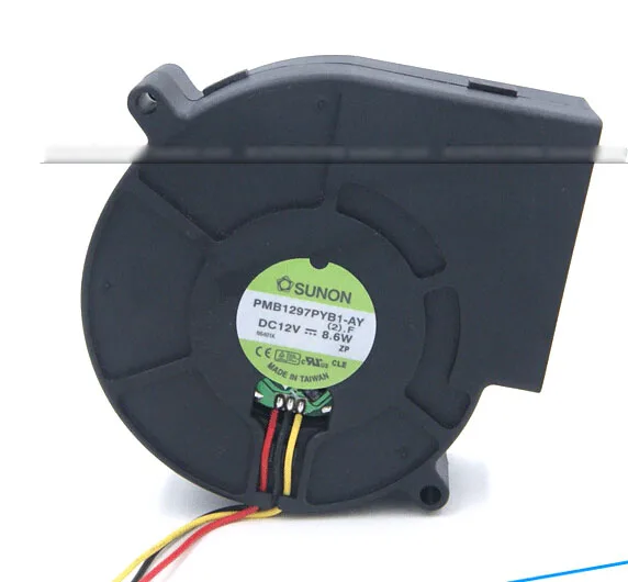 OEM Industries OEM Industries PMB1297PYB1-AY 97mm Ball Bearing Fan 12V .7A 3-Pin — product photo