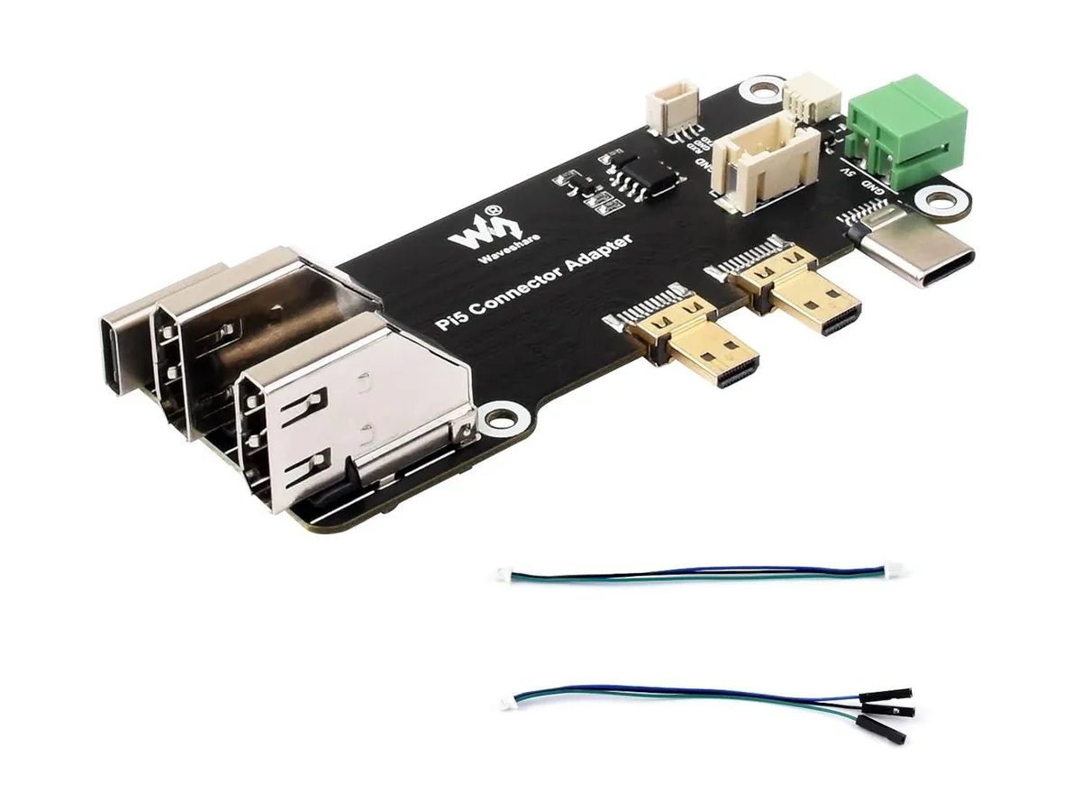 LORDWORLD LORDWORLD Micro HDMI to HDMI Adapter Board for Raspberry Pi 5/4B — product photo