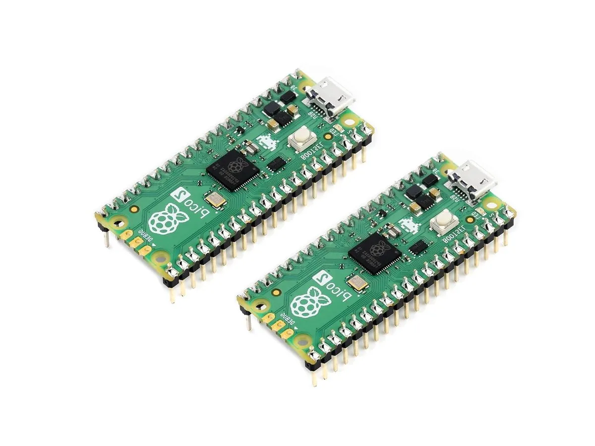 LORDWORLD LORDWORLD Raspberry Pi Pico 2 RP2350 development board 2 PCS color-coded pre-soldered with header — product photo