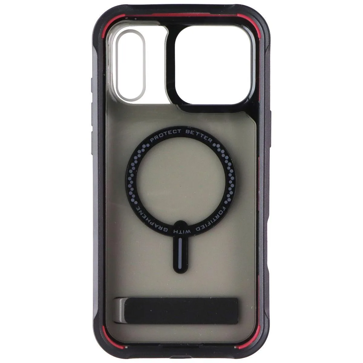 ZAGG ZAGG Rainier MagSafe Case with Kickstand for iPhone 17 Pro Max Smoke — product photo
