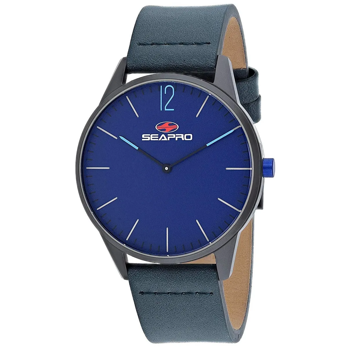 SEAPRO SEAPRO SP0105 Black hole Watch Blue Dial 20mm Leather 50m — product photo
