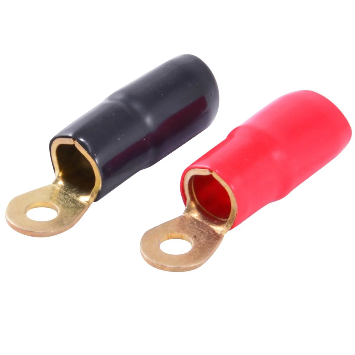 JacobsParts Inc. JacobsParts Inc. TERM-AB 2/0 AWG Ring Terminal 5/16" Stud Red Black Boots — product photo
