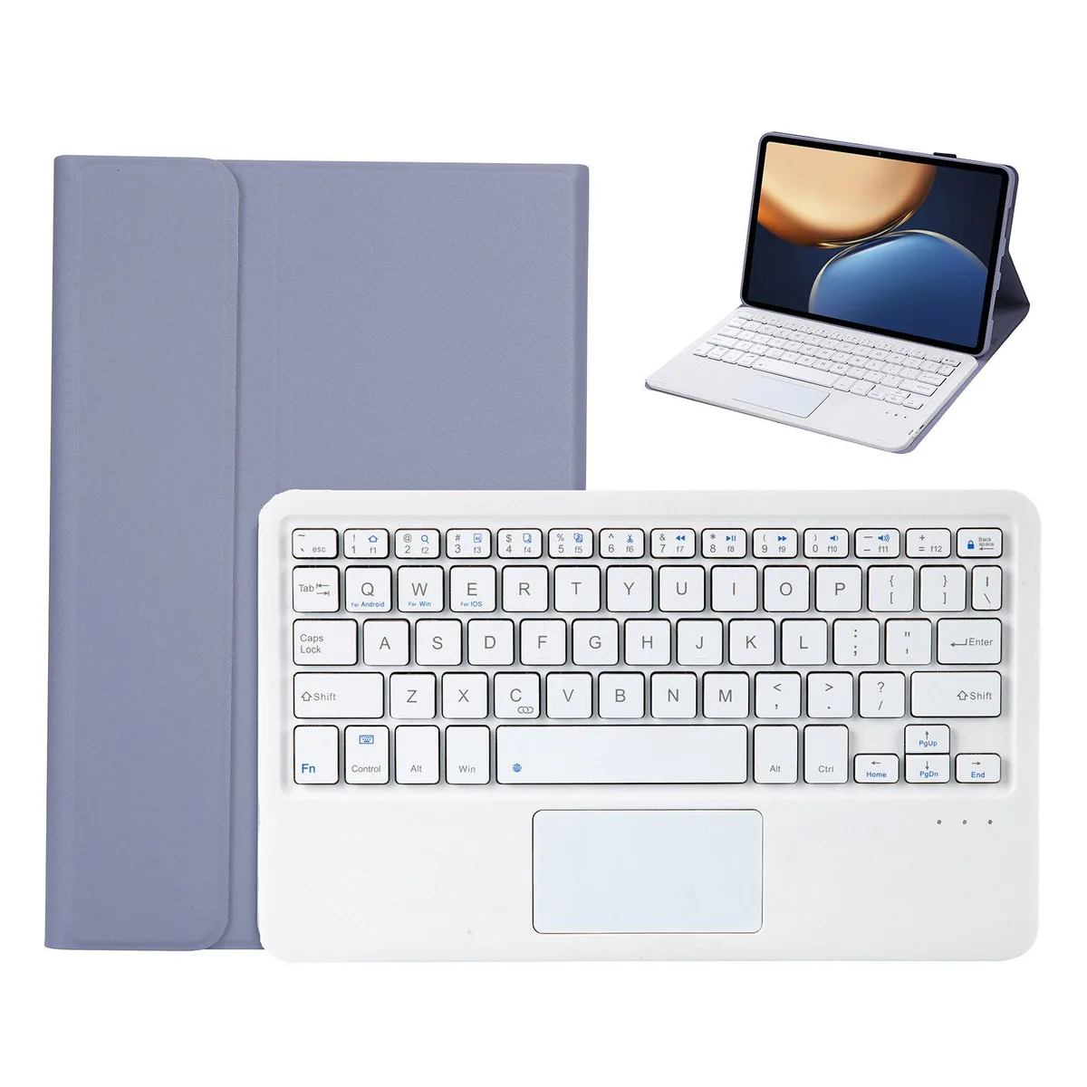 Werleo Werleo Keyboard Case for Xiaomi Pad 5 Pro 12.4 2022 Purple — product photo