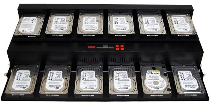 Systor Systor 1:11 SATA Hard Drive Duplicator & Sanitizer 150MB/s 600W — product photo