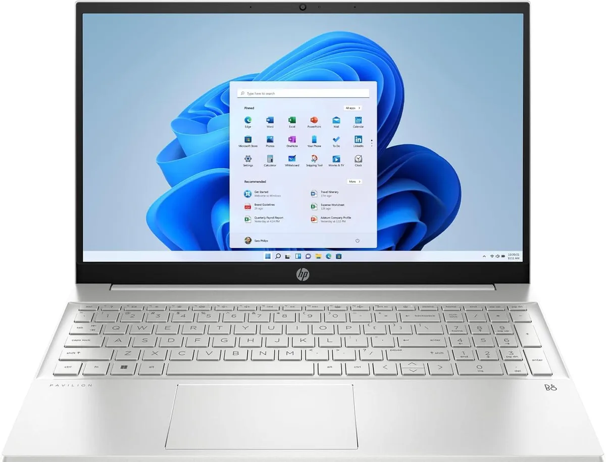 HP HP Pavilion 15 laptop Ryzen 7 7730U 32GB 512GB 15.6" FHD Silver — product photo