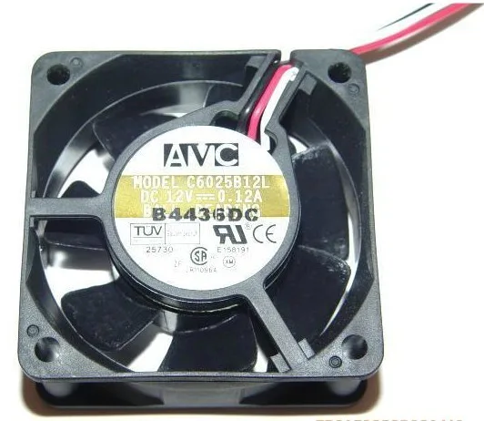 OEM Industries OEM Industries C6025B12L 60mm 12V .12A 3-pin fan — product photo