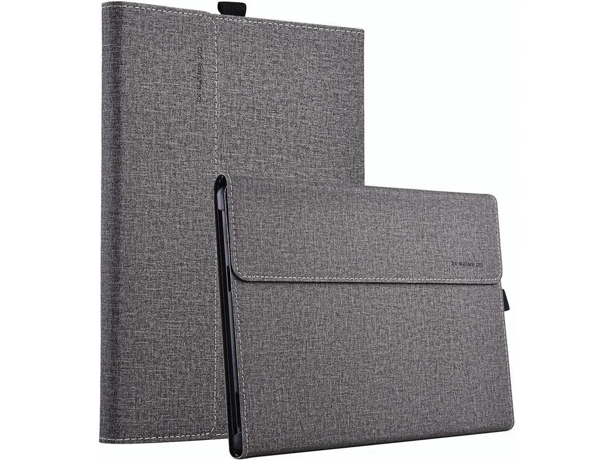 BONAEVER BONAEVER 13 Inch Surface Pro 9 2022 / Pro 8 2021 PU Leather Case with Pencil Holder — product photo