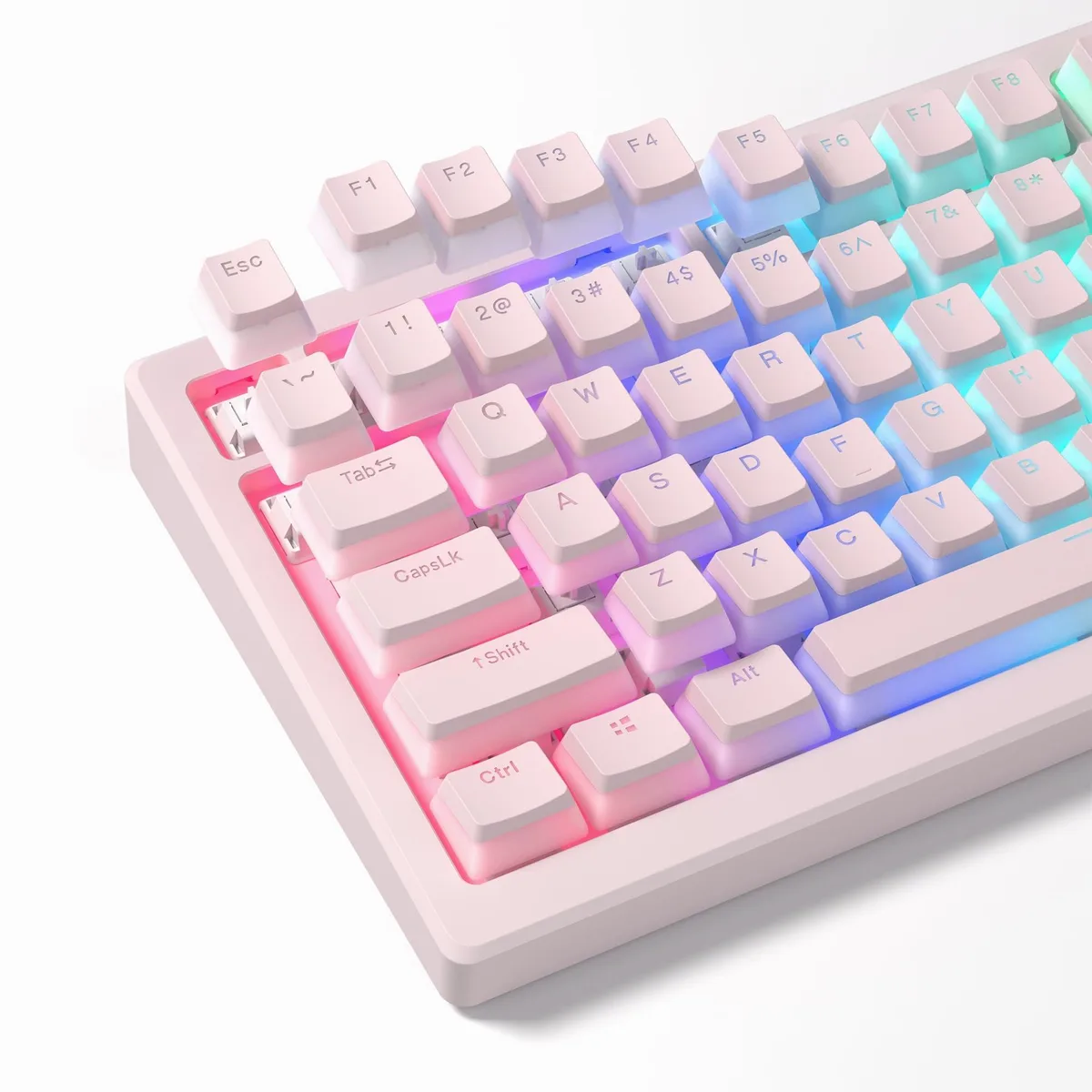 Womier Womier PBT Pudding Keycaps Pink OEM 130-Key — product photo