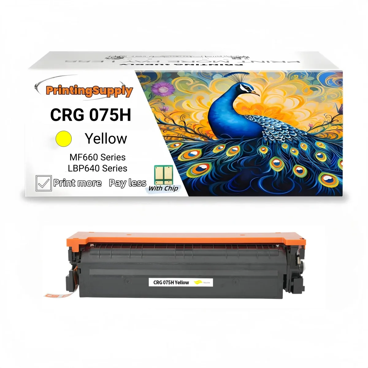 Aster Graphics Inc Aster Graphics Inc 075H Yellow Toner Cartridge High Yield 2500 Pages — product photo