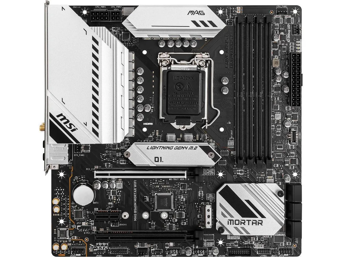 MSI MSI MAG B560M MORTAR WIFI Intel motherboard — product photo