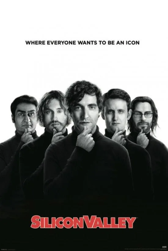 Poster print Silicon Valley 36 by 24 inches rolled in tube