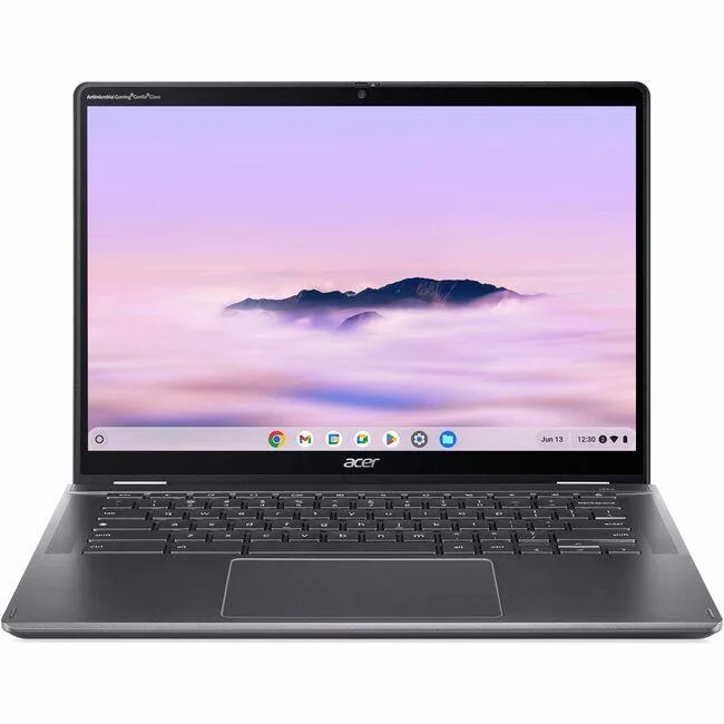 Acer America Acer America NX.JJ5AA.001 Chromebook Plus Spin 514 14" Touchscreen Intel Core 3 100U 16 GB 256 GB SSD — product photo
