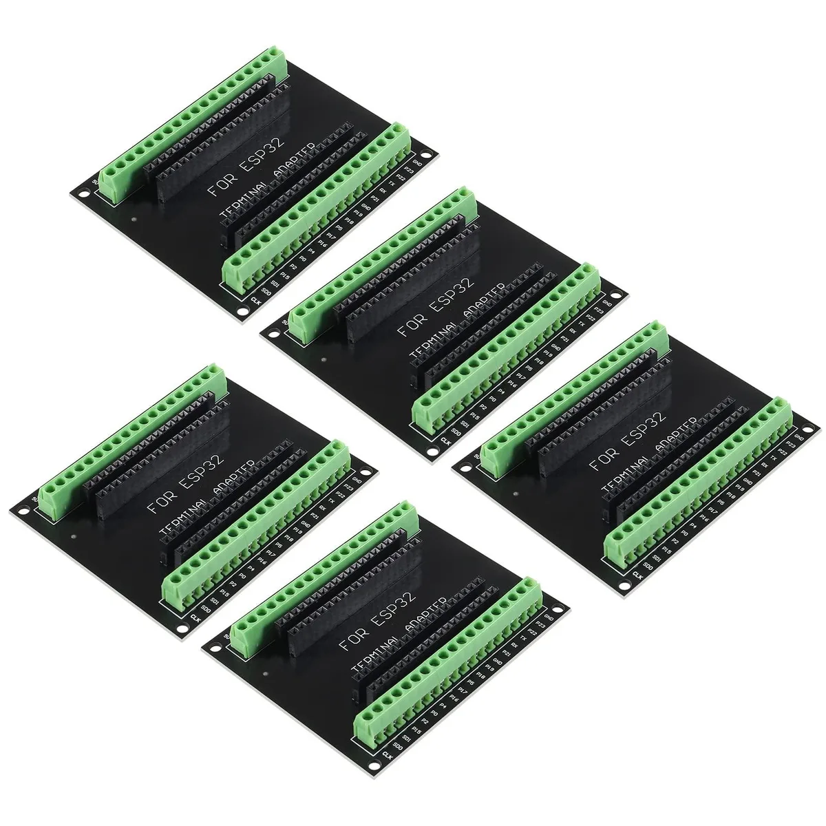 KEHIPI KEHIPI 5PCS ESP32 Breakout Board GPIO 1 into 2 for 38PIN No Mounting Hole Version Development Board — product photo