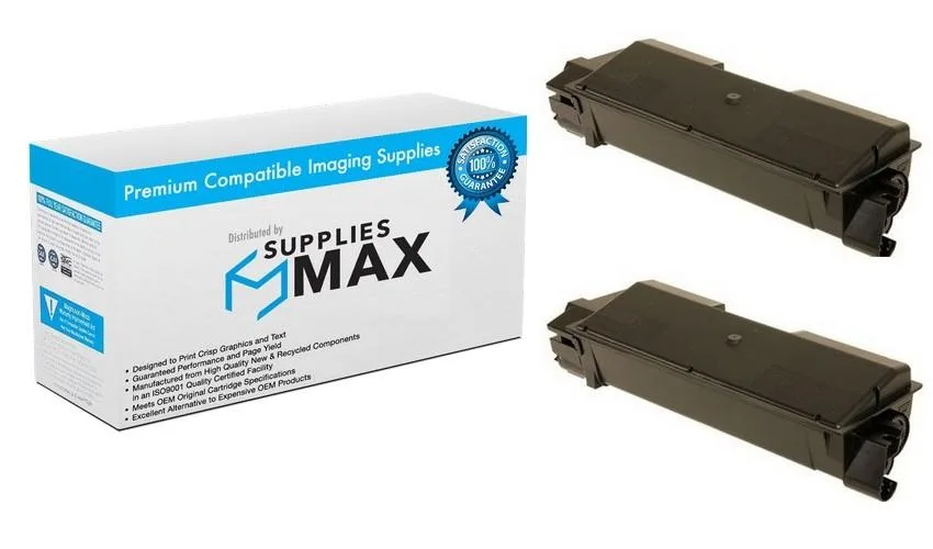 SuppliesMax SuppliesMax Black Toner Cartridge 2 Pack TK-592K 7000 Pages — product photo