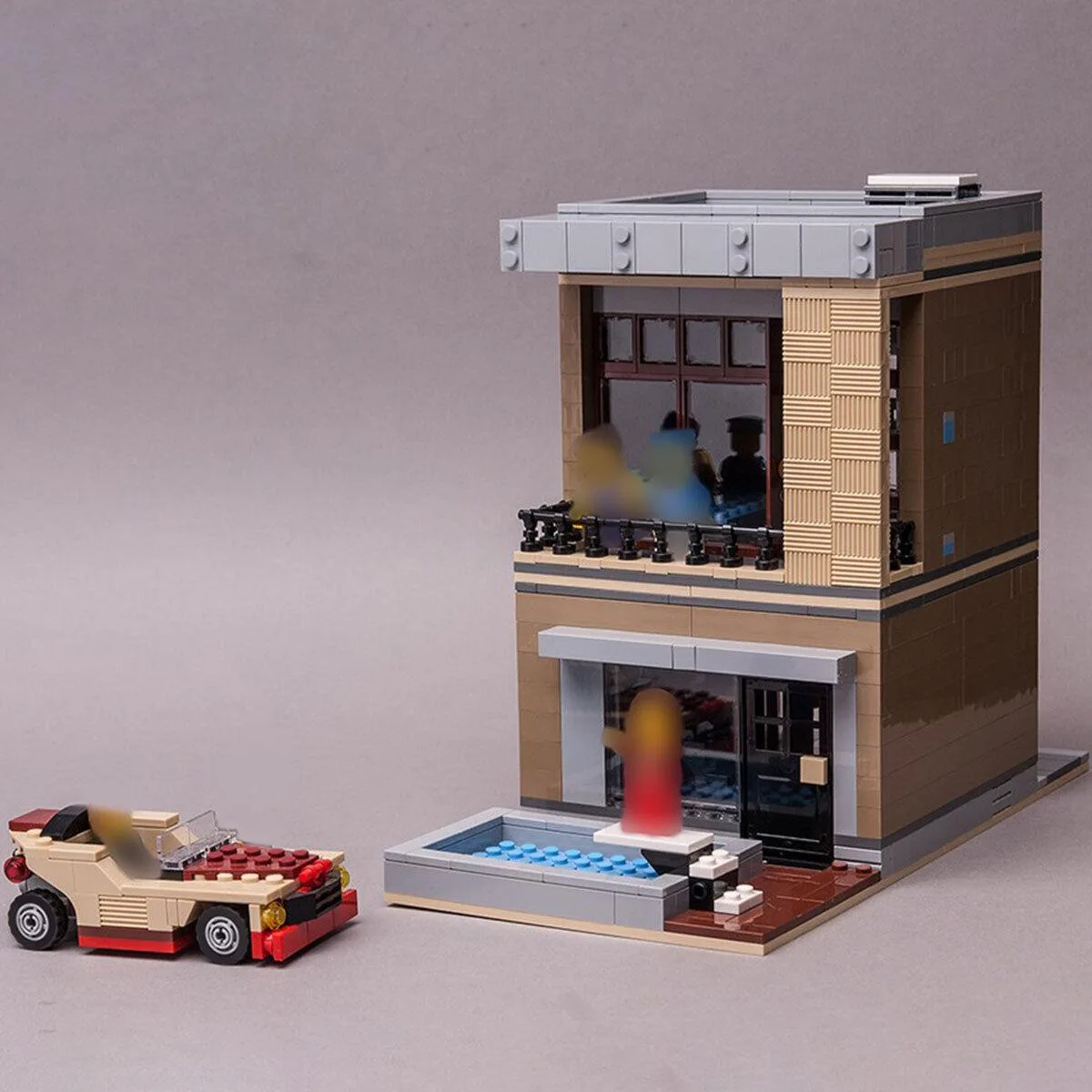 ZITIANYOUBUILD ZITIANYOUBUILD C3818 Modular Building Modern House Car 792 Parts — product photo
