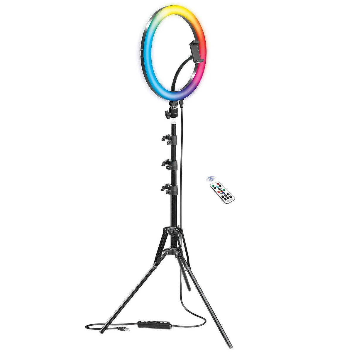 Bower Bower 12" RGB Selfie Ring Light Studio Kit with Wireless Remote Control and Tripod — product photo