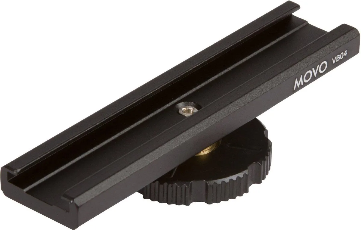 Movo Movo VB04 Cold Shoe Extension Bracket Fixed Mount 4in 78g — product photo