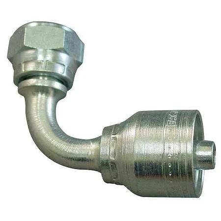 Eaton Aeroquip 90-degree elbow hydraulic fitting, metric M30x2 thread, -12 dash size